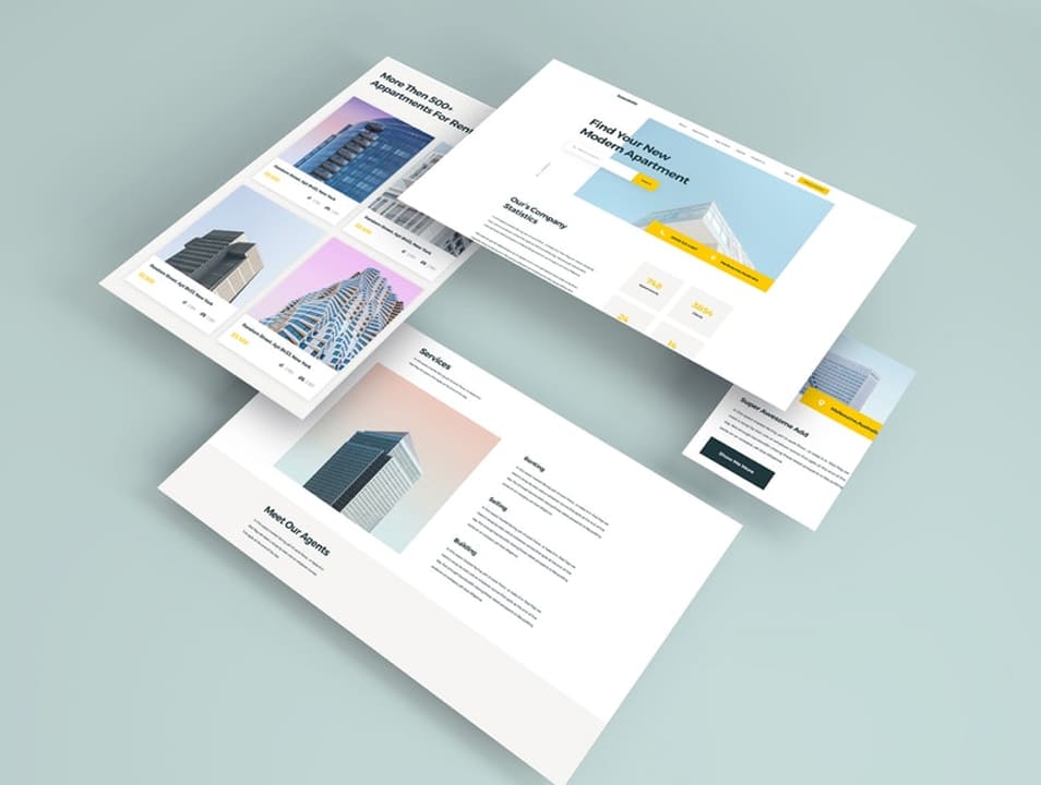 Isometric Web Pages Mockup » CSS Author