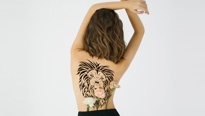 Download Women's Back Tattoo Mockup » CSS Author
