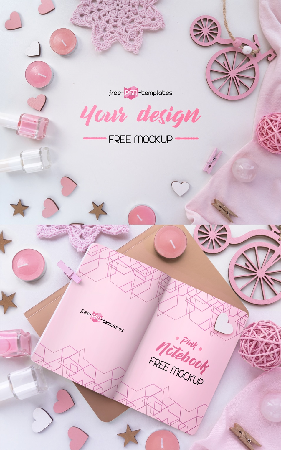 2 Free Soft Pink Mockups » CSS Author