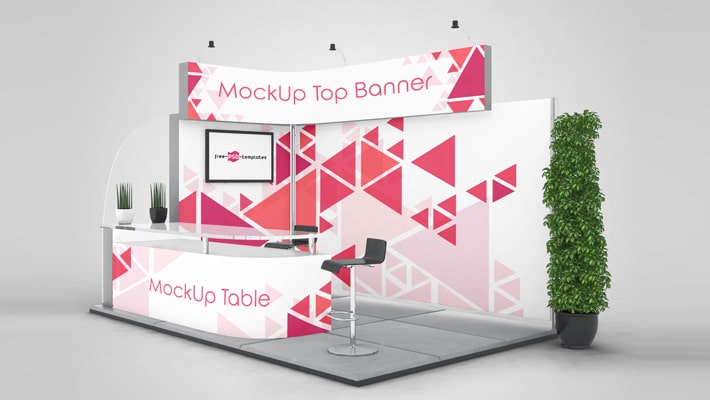 Download 3 Free Exhibition Stand Mock-ups In PSD » CSS Author