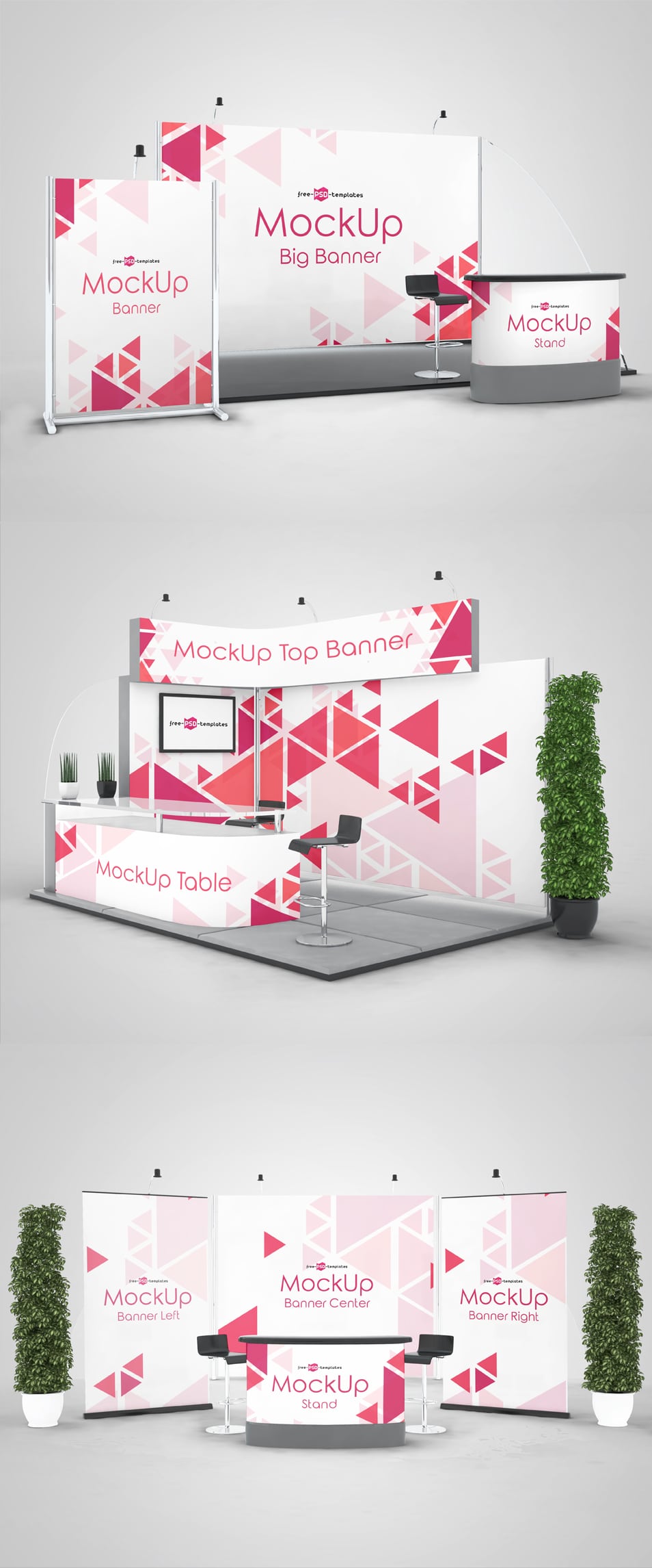 3 Free Exhibition Stand Mock-ups In PSD » CSS Author