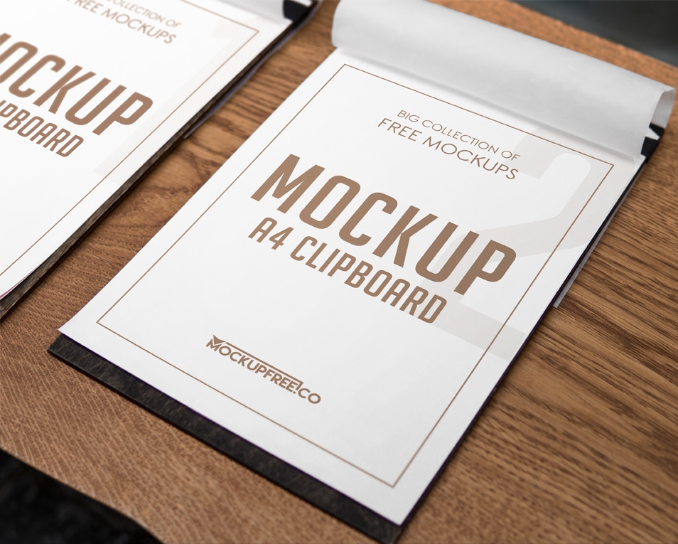 Download A4 Clipboard Free PSD Mockup » CSS Author