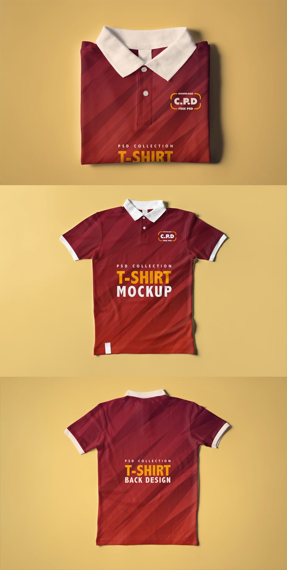 Collar T-Shirt Mockup Collection » CSS Author