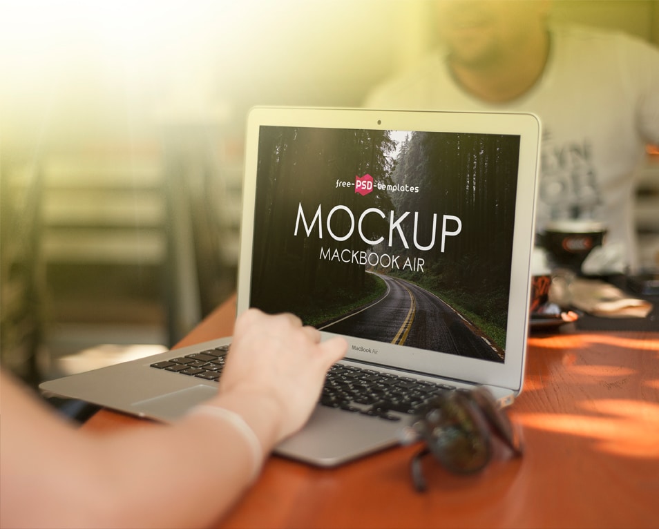 Download Free MacBook Air Mock-up In PSD » CSS Author