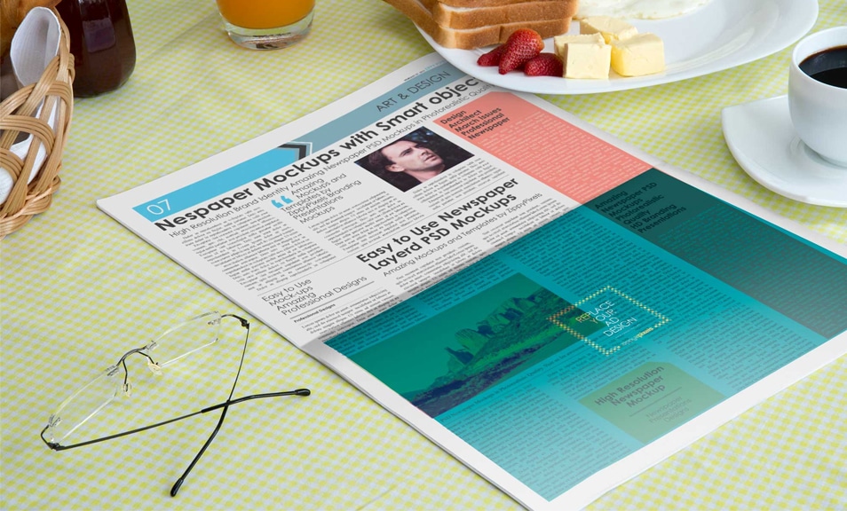 Download Free NewsPaper Mock-up » CSS Author