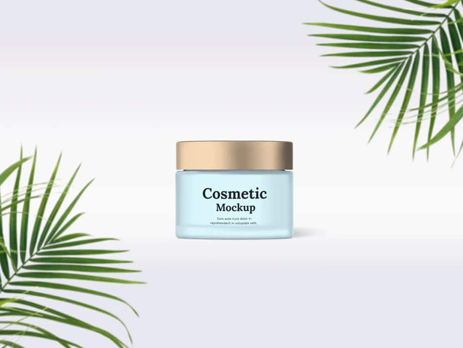 Download Glass Cosmetic Jar Mockup » CSS Author