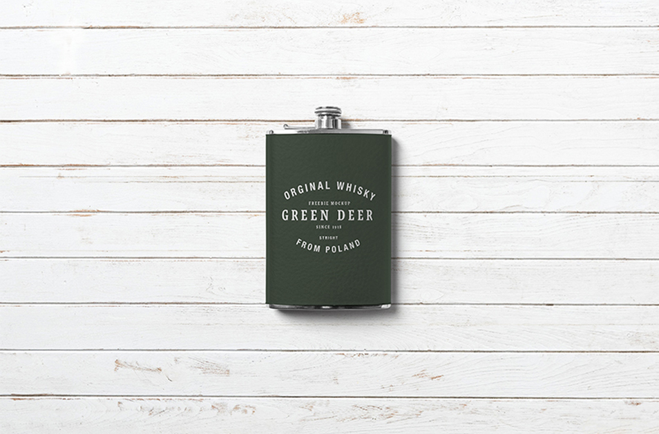 Download Hip Flask Mockup » CSS Author