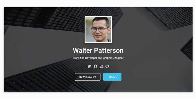 20+ Free HTML Resume Templates 2020 » CSS Author