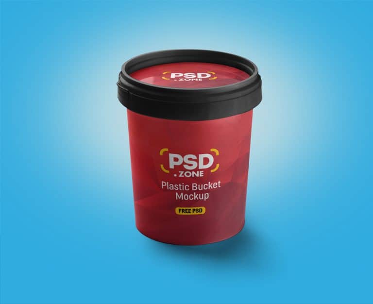 Download Plastic Bucket Mockup Free PSD » CSS Author