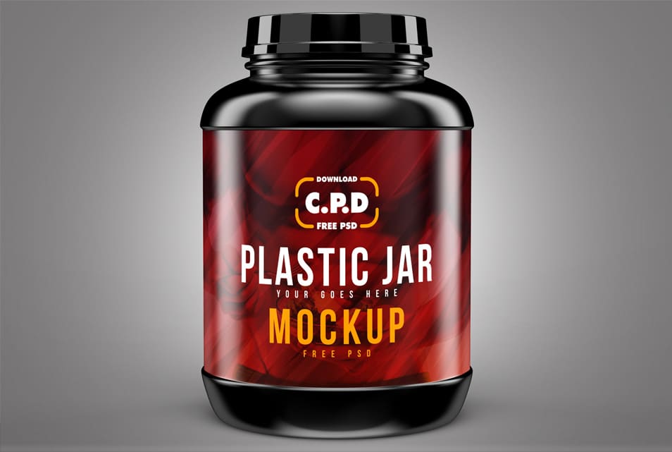 Download Plastic Jar Mockup Free PSD » CSS Author