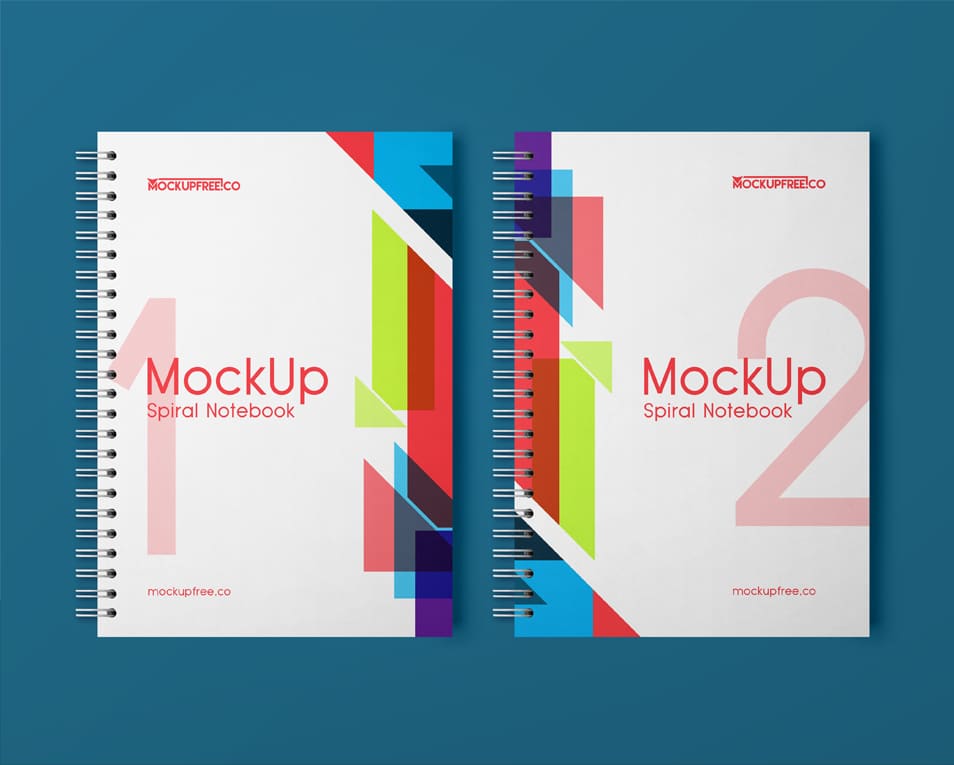 Download Spiral Notebook Free PSD Mockup » CSS Author