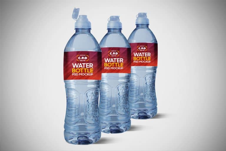 Download Water Bottle Mockup Free PSD » CSS Author