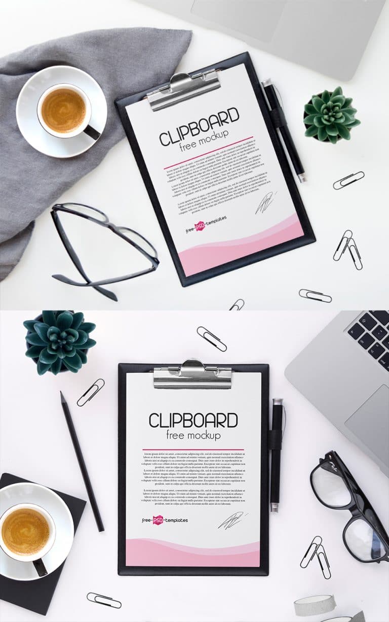 Download 2 Free Clipboard Mockups » CSS Author