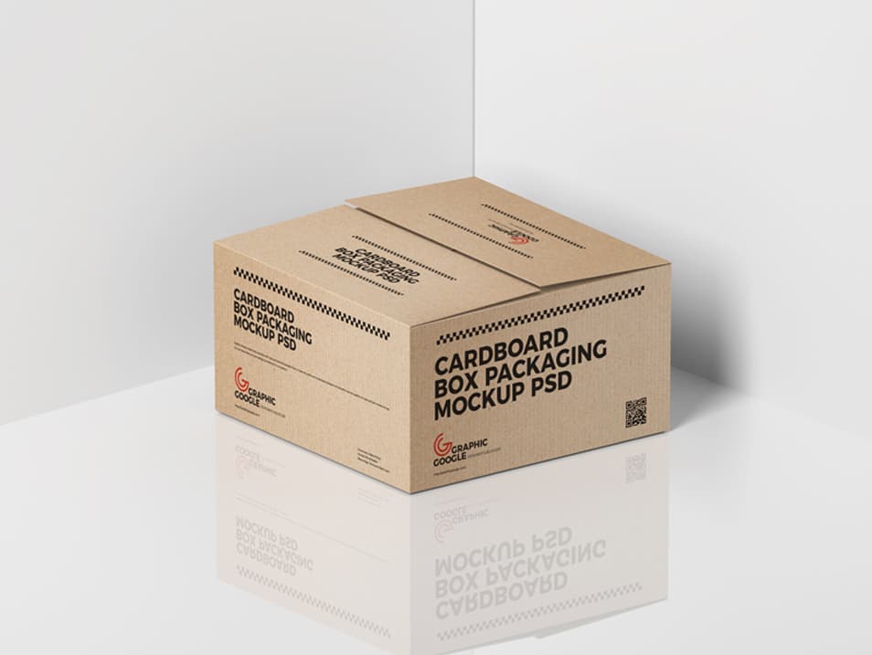 Download Free Cardboard Box Packaging Mockup PSD » CSS Author