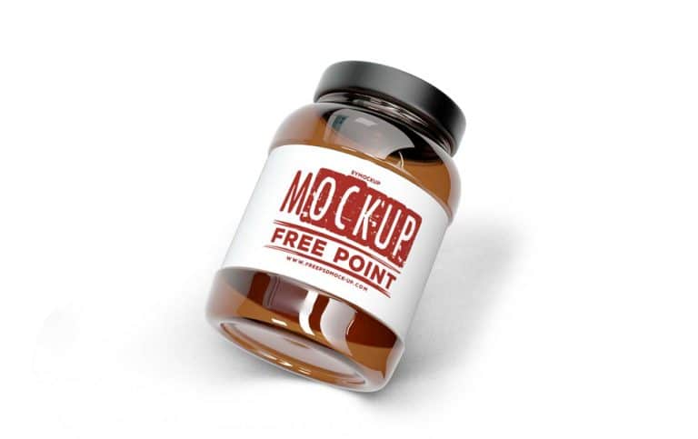 Download Free Download PSD Side View Supplement Jar Mockup » CSS Author