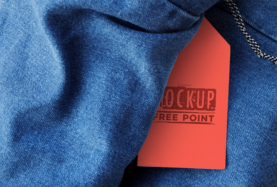 Download Free Jeans Tag Design Mockup » CSS Author