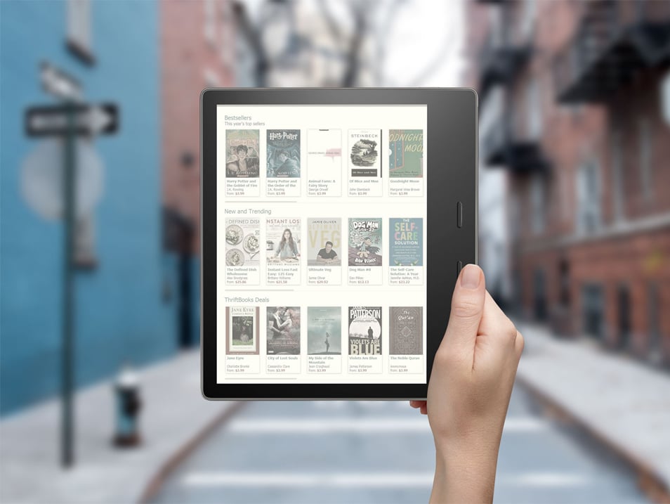 Download Free Kindle Oasis In Hand Mockup PSD » CSS Author