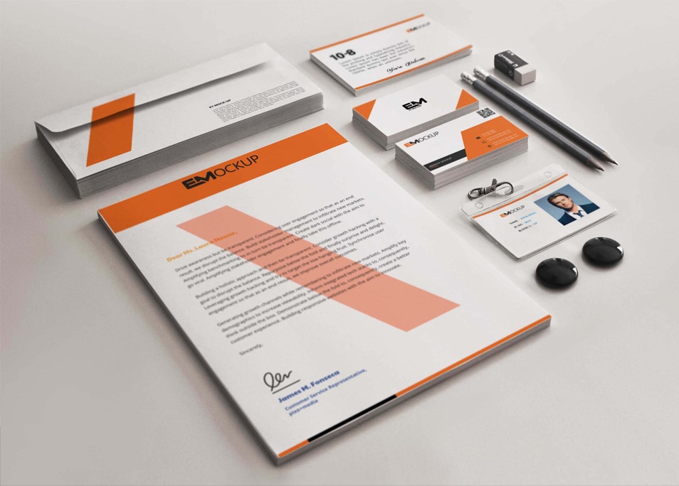 Download Free Premium Corporate Identity Mockup » CSS Author