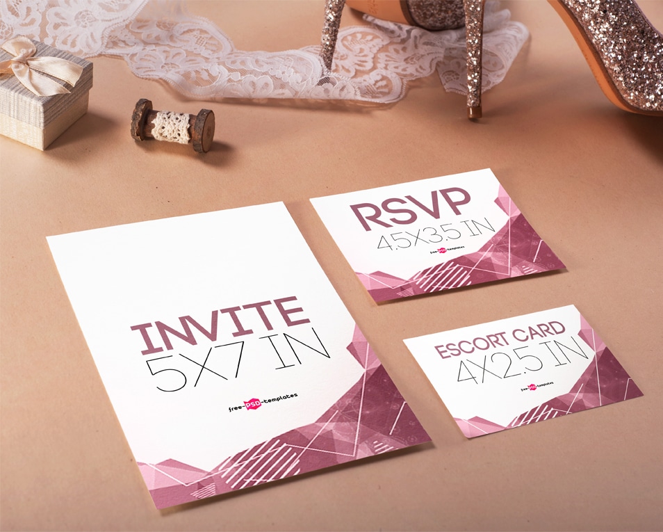 Download Free Wedding Invitation Mock-up In PSD » CSS Author