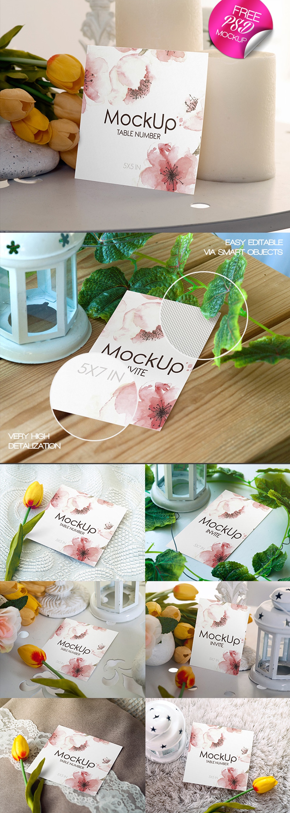 Download Free Wedding Invitation And Card Mockups Set » CSS Author