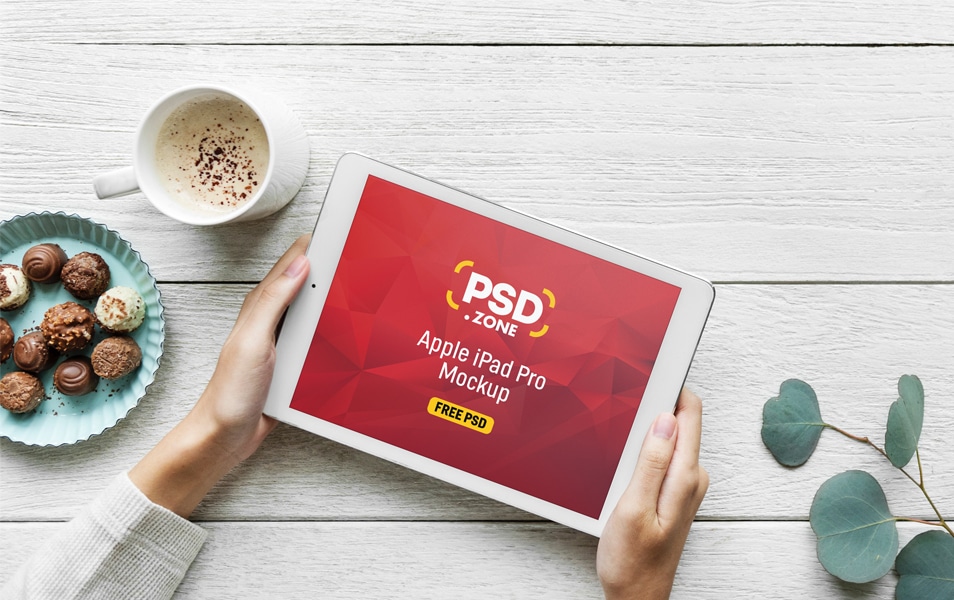 IPad Pro On Restaurant Table Mockup » CSS Author