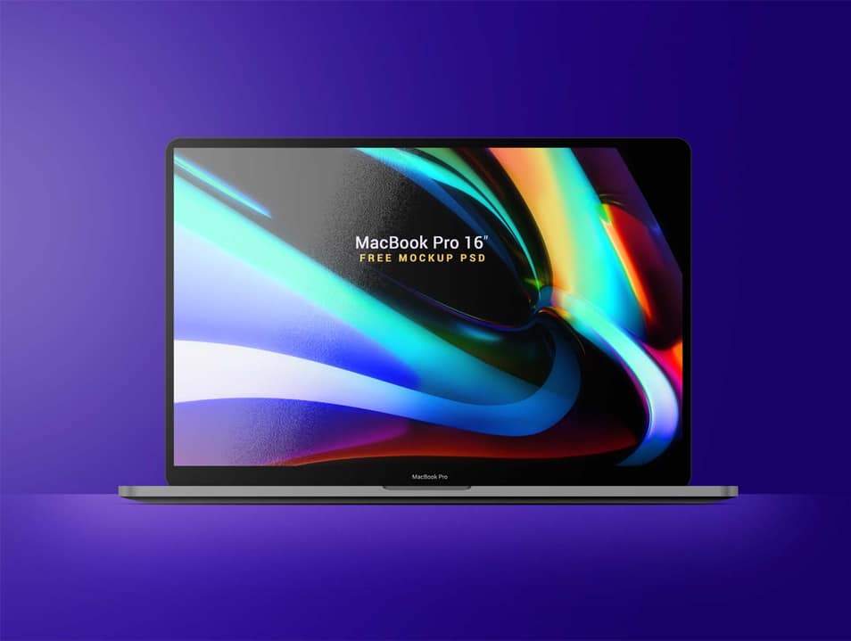 Download Free MacBook Pro 16 Inch Mockup PSD » CSS Author