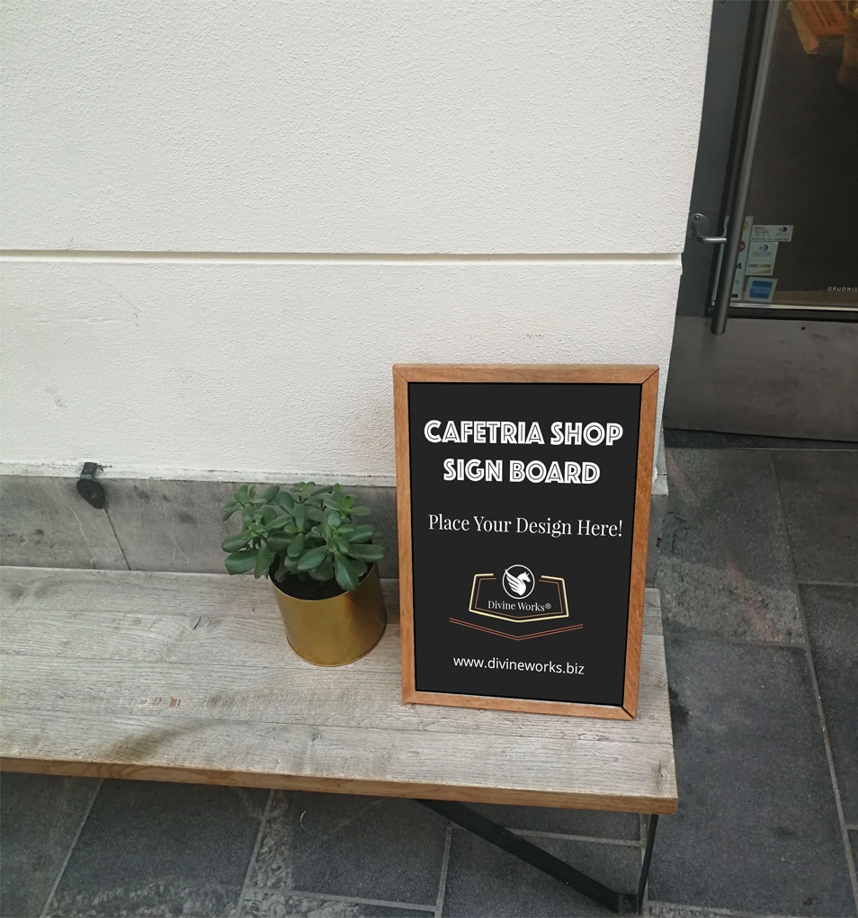 Free Outdoor Shop Board Mockup » CSS Author
