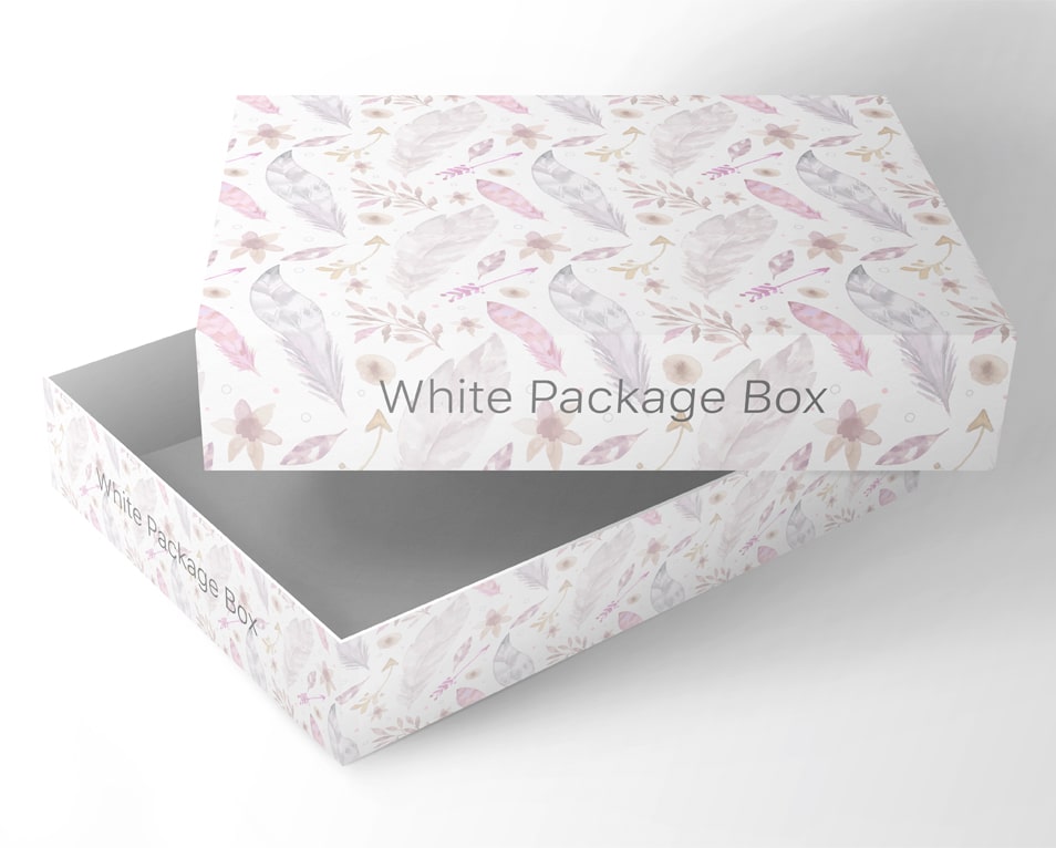 Download Free PSD Packaging Box Mockup In White Color » CSS Author