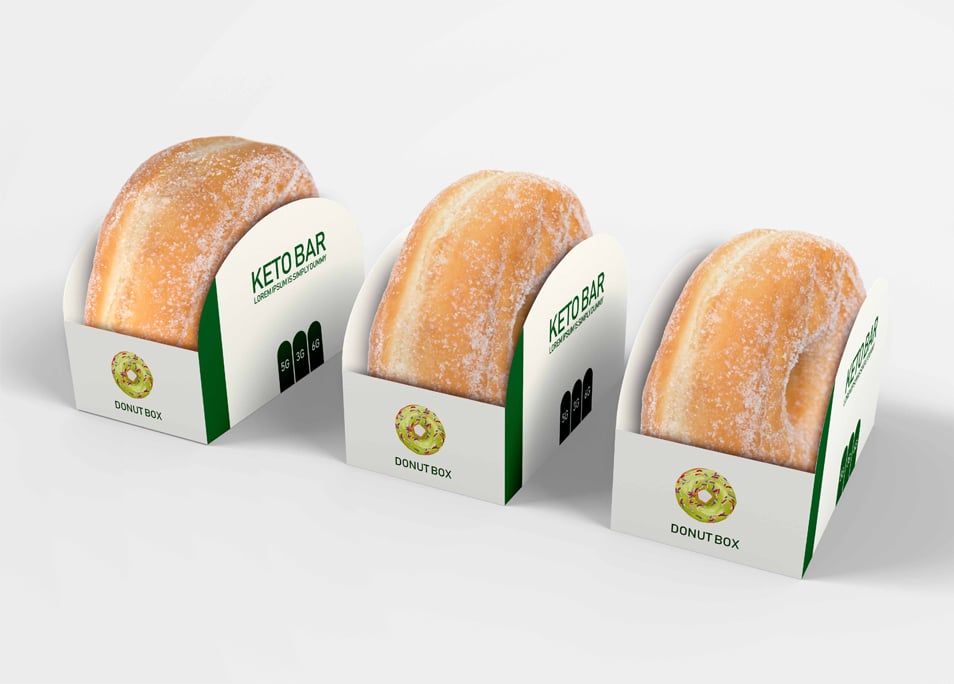 Download Free Paper Donut Box Packaging Mock Up » CSS Author
