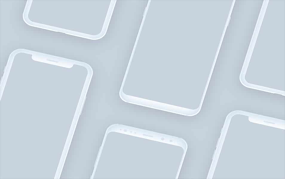 Free iPhone X and Samsung S8 Mockups