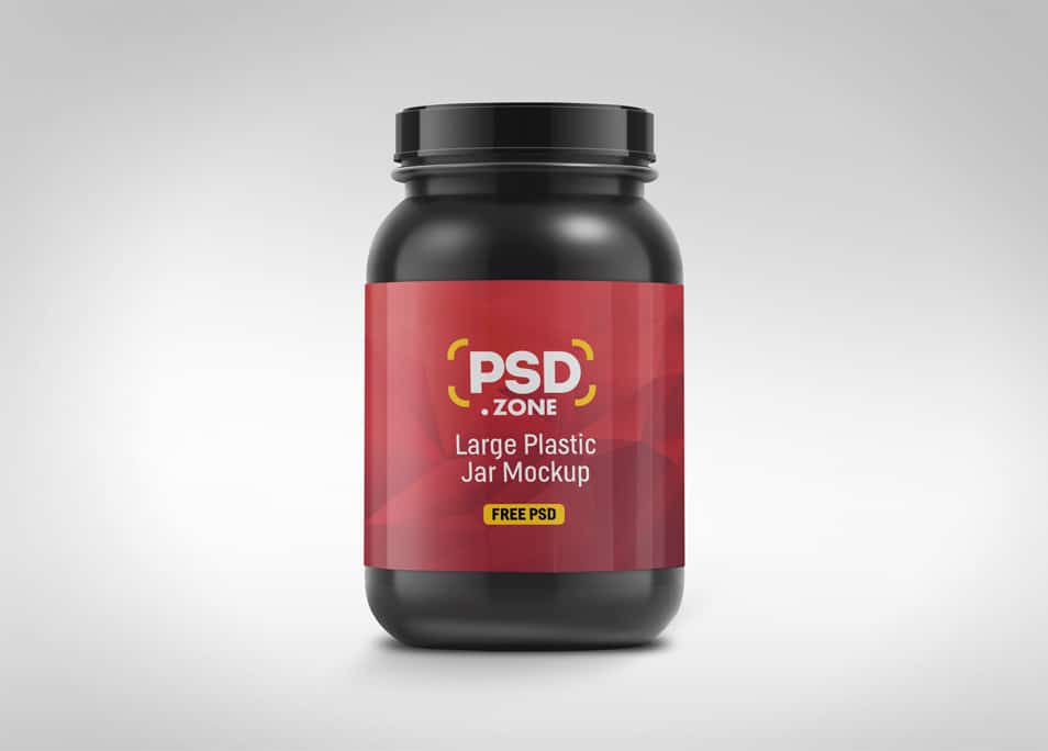 Download Large Plastic Jar Mockup PSD » CSS Author