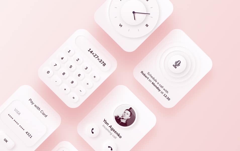 Neumorphism Watches Free Figma Template