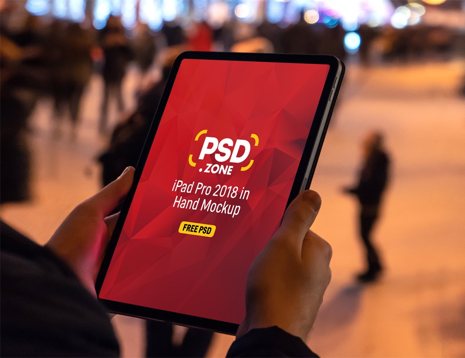 Download IPad Pro In Hand Mockup Free PSD » CSS Author PSD Mockup Templates