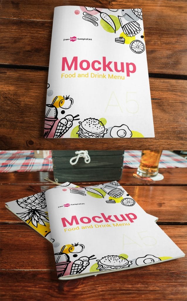 Download 2 Free Food And Drink Menu Mock-ups In PSD » CSS Author