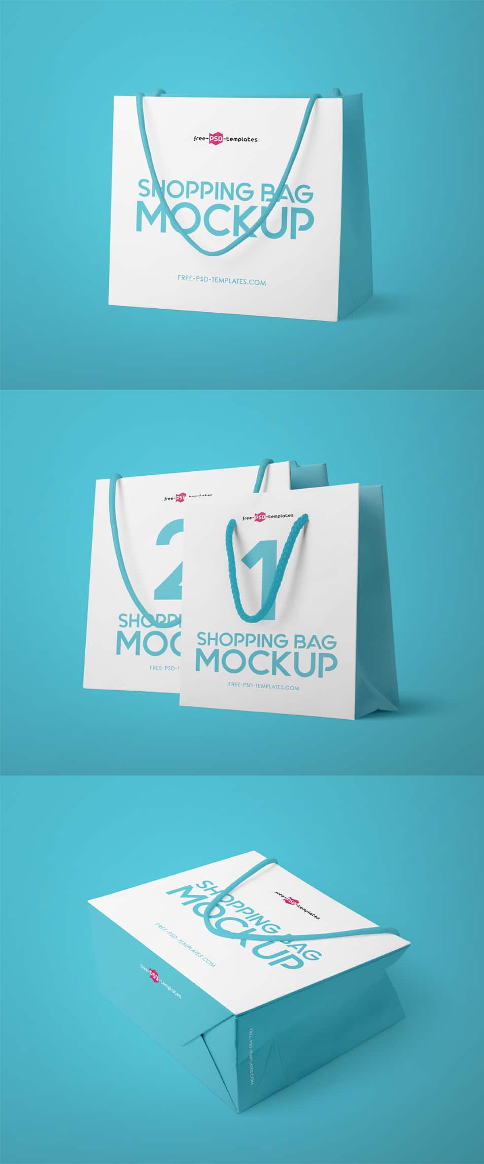 Download 3 Free Shopping Bag Mock-ups In PSD » CSS Author