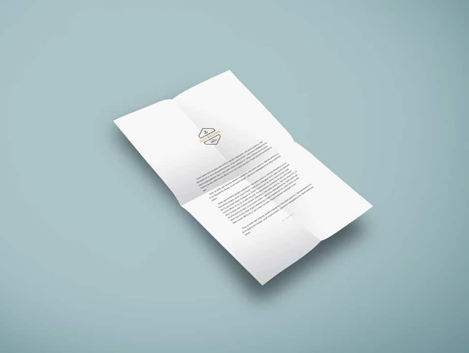 Download A4 Paper PSD Mockup » CSS Author PSD Mockup Templates