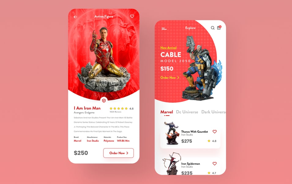 Action Figure Sale App
