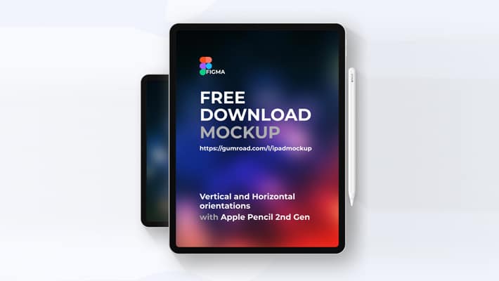 Download Apple IPad Pro And Pencil Free Figma Mockup » CSS Author