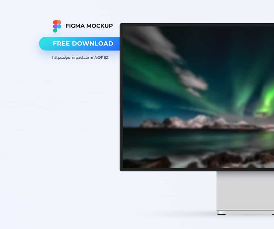 Download Apple Pro Display XDR Free Figma Mockup » CSS Author