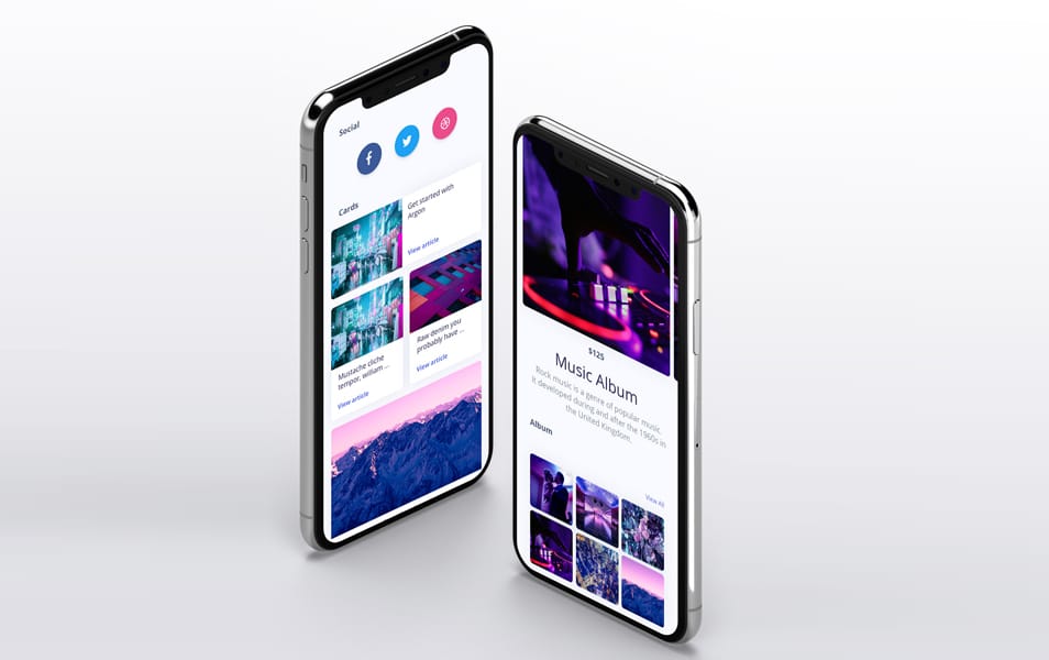 Argon Mobile UI Kit