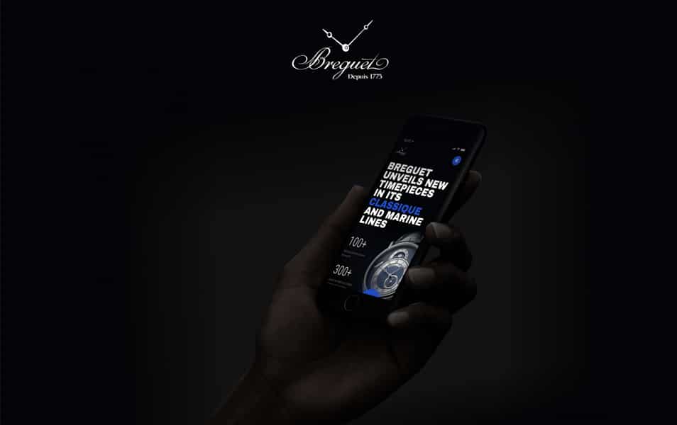 Breguet Redesign One Page Landing Template