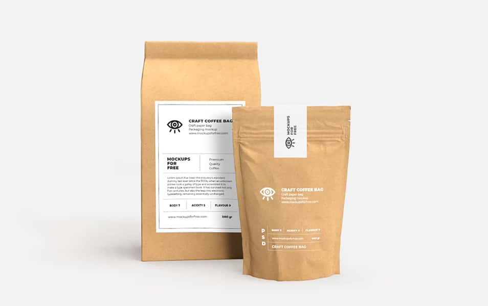 Download Craft Paper Bags Mockup » CSS Author