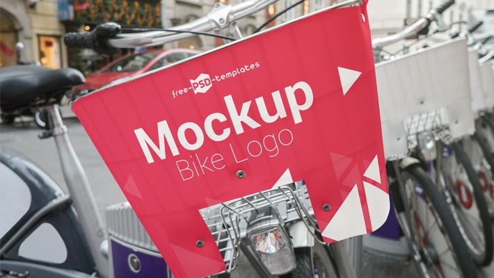 Download Free Bike Logo Mock-up In PSD » CSS Author