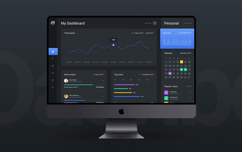 Free Dashboard Web App Template