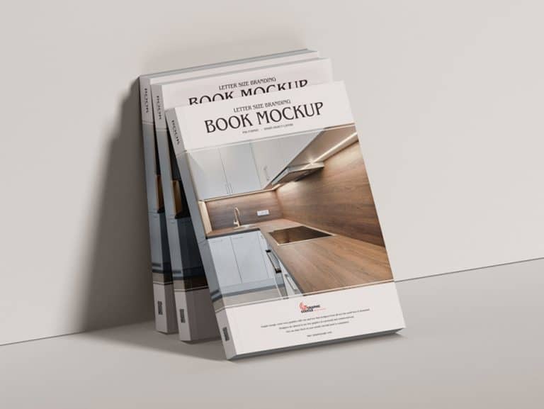 Download Free Letter Size Branding Book Mockup » CSS Author