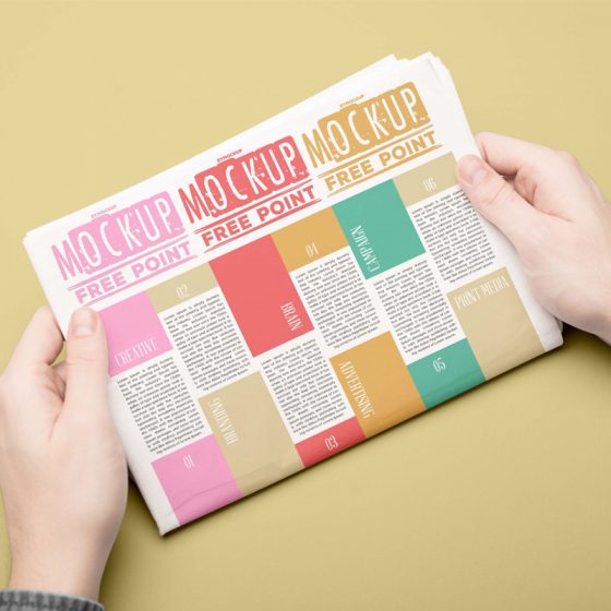 Download 25 Best Free Newspaper Mockup Templates Css Author