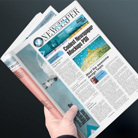 Download 25 Best Free Newspaper Mockup Templates Css Author