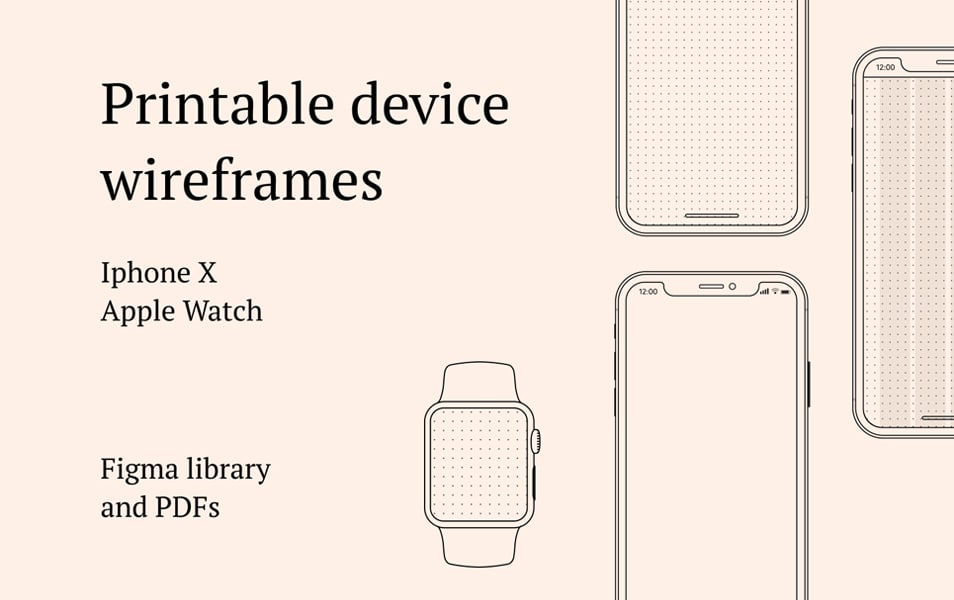 Free Printable Device Wireframes