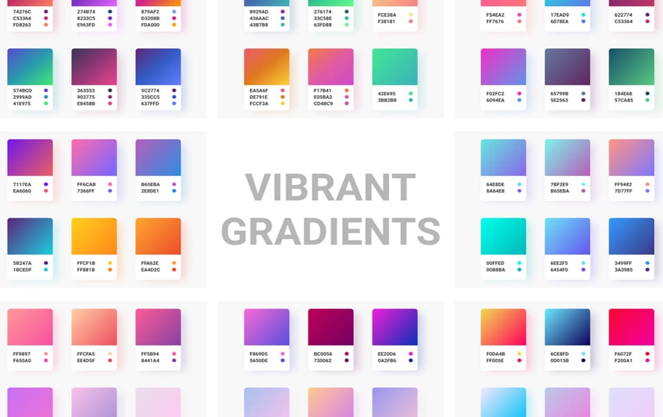 Free Vibrant Gradients