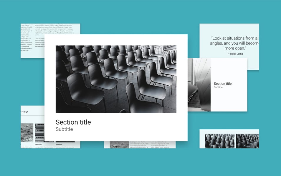 Light Minimalistic Presentation Template